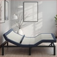 thumbnail image 2 of California King Adjustable Bed Base with Head/Foot Tilt, Lumbar Support, 3-Level Massage & USB Ports for Master Bedroom, 2 of 5