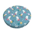 thumbnail image 6 of Uemuo Rabbit And Balloon Pattern Round Bar Stool Seat Covers Washable Stool Cushion Slipcover Elastic Bar Chair Covers-, 6 of 7
