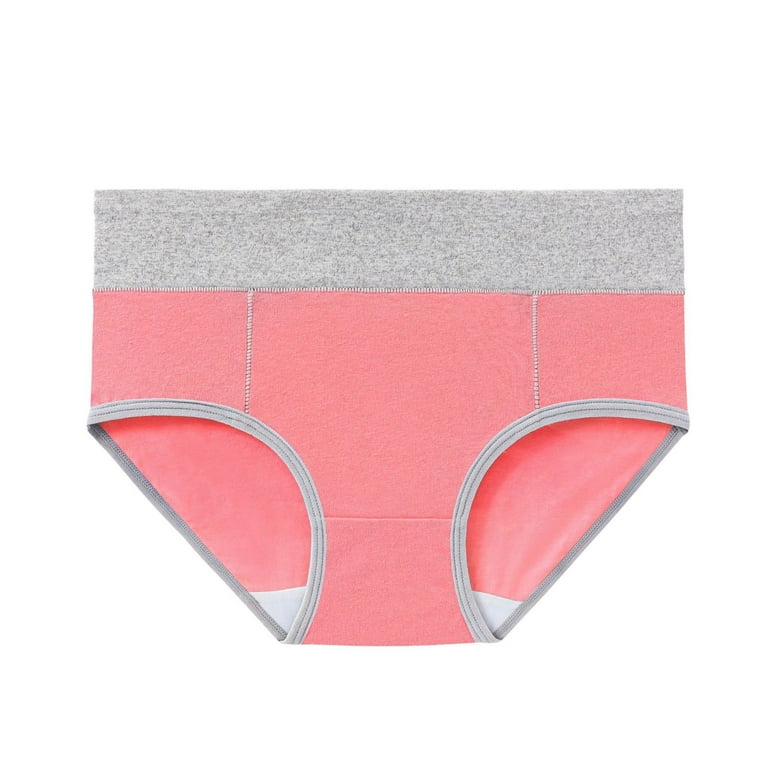 Aueoeo Women's Underwear, 4 Pack Women's Plus Size Cotton Breathable Panties  Seamless Comfort Underwear Briefs Hip Lifting Underpants 