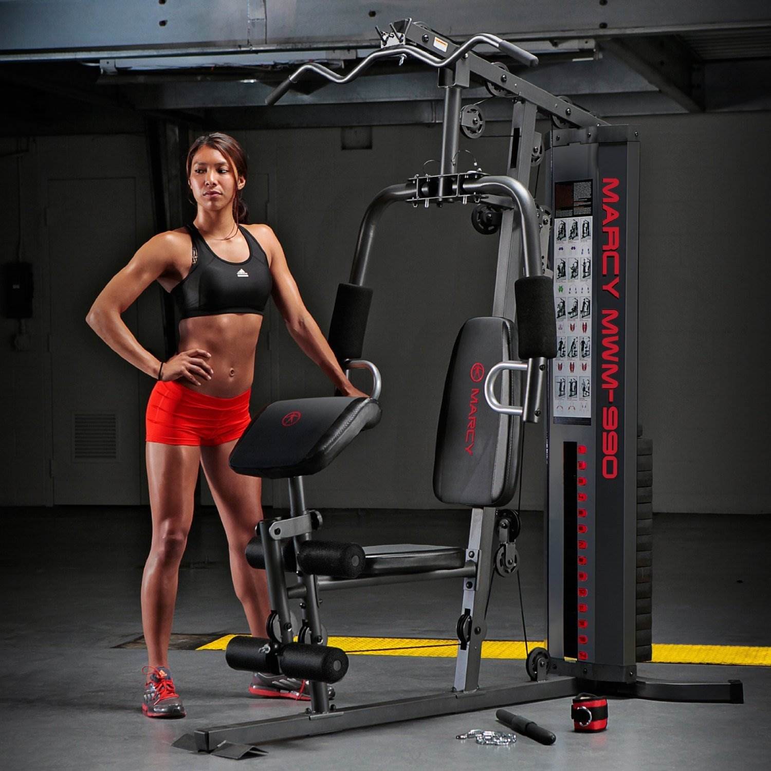 Marcy Dual-Functioning Full Body 150lb Stack Home Gym Workout Machine MWM-990 - image 4 of 7