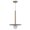 Brushed Gold, variant on PD15519-BK-Kuzco Lighting-Elixir - 8W LED Pendant-17.75 Inches Tall and 11.88 Inches Wide-Black Finish