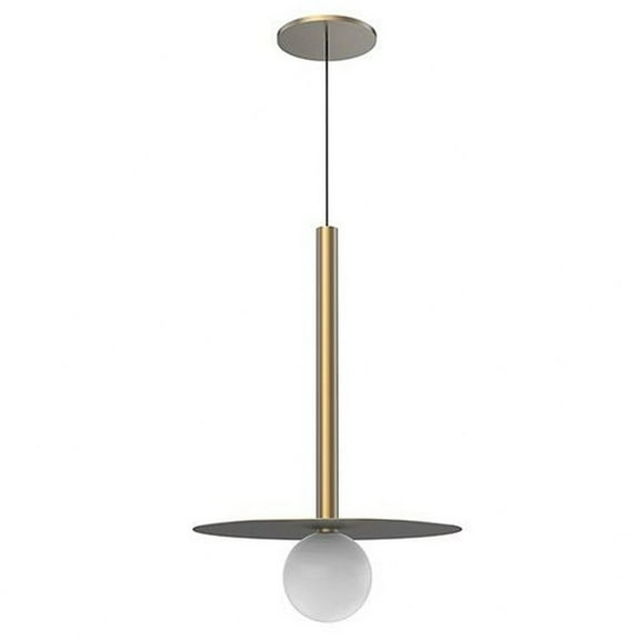 PD15519-BG-Kuzco Lighting-Elixir - 8W LED Pendant-17.75 Inches Tall and 11.88 Inches Wide-Brushed Gold Finish