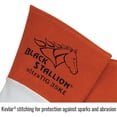 thumbnail image 3 of Black Stallion Value-Priced Grain Kidskin Tig Gloves Large, 3 of 3