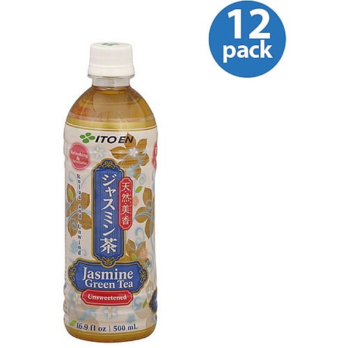 Ito En Jasmine Unsweetened Green Tea, 16.9 oz, (Pack of 12)