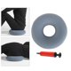 thumbnail image 3 of Almohada Donut para dolor de coxis, hemorroides y llagas. Cojines de asiento Donut de 38 cm para coxis, cojín inflable Donut con bomba de aire - Gris, 3 of 8