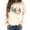 Beige-1, variant on Nana Claus Sweatshirt for Women Long Sleeve Casual Crewneck Christmas Sweatshirt Pullover Tops Grandma Gift