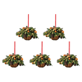 thumbnail image 1 of Favores Fiesta Artificiales Cesta Navideña Iluminada Preiluminada (04), 1 of 2