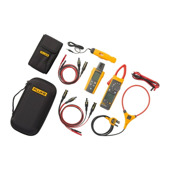 FLK-393-IRR-PVLEAD - Fluke 393 FC CAT III 1500 V Clamp Meter, IRR1 Irradiance Me