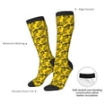 thumbnail image 6 of Fotbe yellow Corn print Women's Men's Novelty Crew Socks Cotton Socks Knee High Socks for Walking,Running,Nurses,Pregnancy, 6 of 8