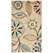 thumbnail image 3 of Maples Rugs Reggie Floral Kitchen Rugs Non Skid Washable Accent Area Carpet [Made in USA], Beige, 1'8 x 2'10, 3 of 15