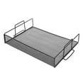 thumbnail image 1 of Black File Tray, Iron Document Organizer, Durable For Documents Books, 1 of 8