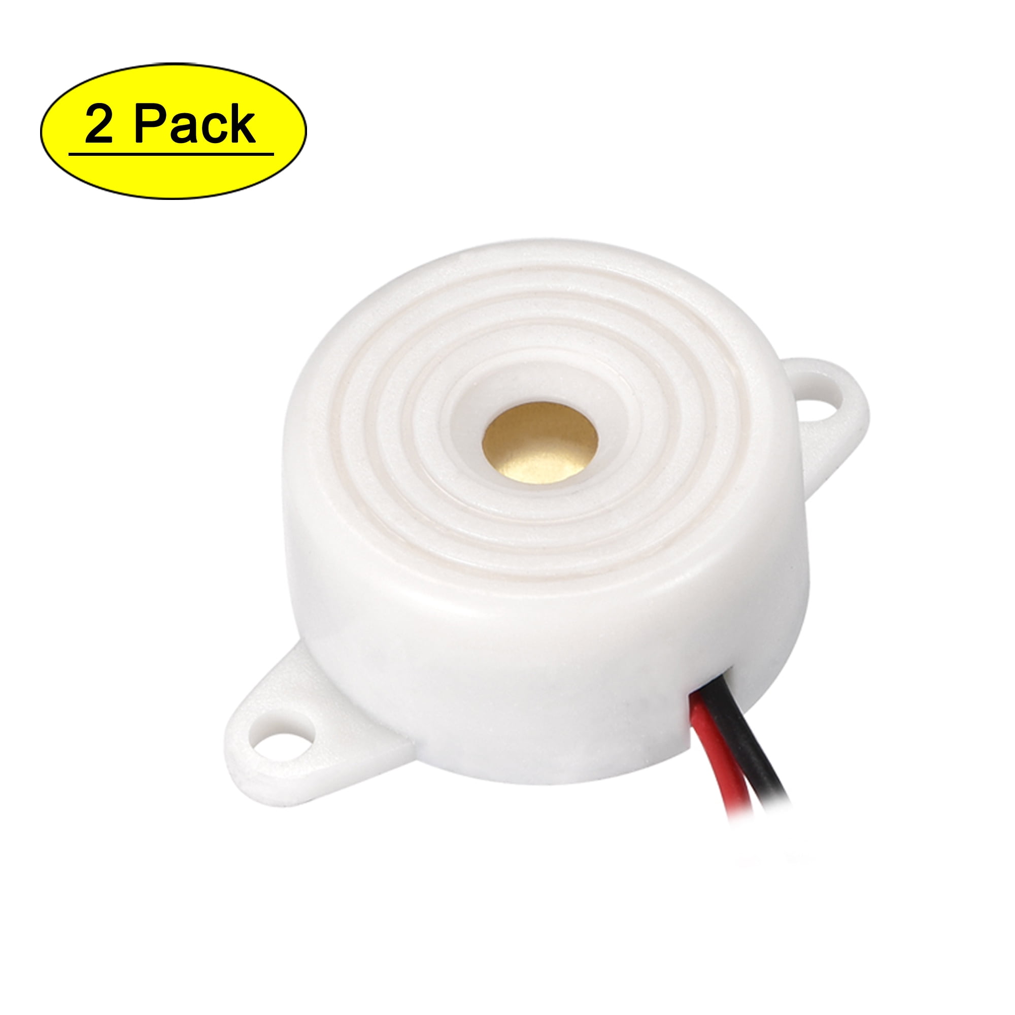Unique Bargains 2Pcs DC 12V Active Electronic Buzzer Alarm Sounder Intermittent Sound Beep Speaker