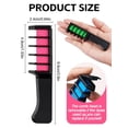 thumbnail image 2 of Tiza para el cabello de 10 colores para niñas y niños, tinte temporal brillante para el cabello, regalos de Pascua para niñas de edad, peine de tiza para el cabello lavable, 2 of 5