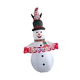 thumbnail image 4 of Muñeco de nieve inflable, inflables de Navidad, resistente a la intemperie, gran muñeco de nieve, decoración navideña para fiesta, césped, Patio, Muñeco de nieve de 24 m., 4 of 8