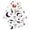 White*, variant on RUTAYY Girls Pajama Set Halloween Cute Graphic 2 Piece Sleepwear Long Sleeve Notch Neck Kids Evening Relax Wear Orange