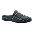 thumbnail image 1 of Goodyear Mens Checkmate Checked Mule Slippers, 1 of 4