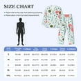 thumbnail image 6 of Kll Cute Flamingo Sleepwear Mens Flannel Pajamas,Long Cotton Pj Set, 6 of 9