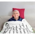thumbnail image 5 of 80th Birthday Gifts for Women/Men, Best 80th Birthday Gifts Ideas, Best Birthday Gifts for 80th, 80th Birthday Gifts for Dad/Mom, Happy 80th Birthday Gifts for Parents/Grandparents, Blanket 60X50in, 5 of 6