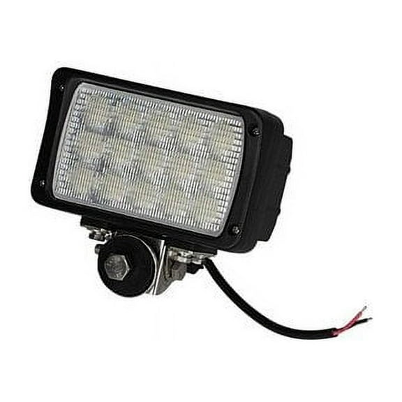 Red Rooster® LED Headlight- 45W Pedestal Mount Rectangular Flood Beam fits Case IH 5120 5130 5140 92269C1 278856A1 fits New Holland 1312210C1