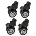 thumbnail image 3 of 2 piezas de ruedas de equipaje de repuesto, cubierta de carrito de ruedas Universal, fácil de instalar, ruedas de maleta resistentes al desgaste para, 3 of 9