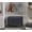 Gunmetal 29" Storage Bench, variant on Home Design Braylen Upholstered 29" Flip Top Storage Bench with Button Tufted Velvet Seat, Spacious Hidden Storage, and Sturdy Tapered Legs, Modern Rectangular Design for Bedroom or Living Room, Gray