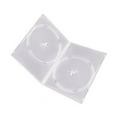 thumbnail image 3 of Maxtek 7mm Slim Clear Double CD/DVD Case, 50 Pieces Pack. (2 Discs Capacity per Case), 3 of 3