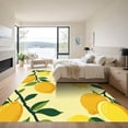 thumbnail image 3 of ODIKA 8'x10' Machine Washable Non-Slip Area Rug, Graphic Yellow High Traffic Rug, Yellow, 1052059, 3 of 7