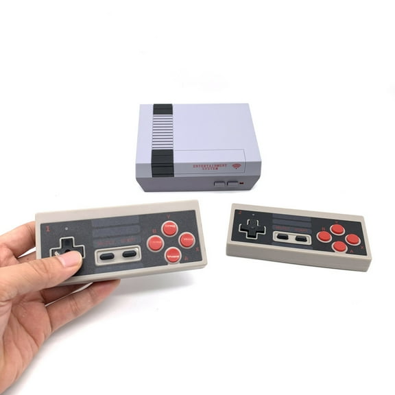 Classic Retro Play Machine with Dual Wireless Controllers, Built in 620 Classic Video Plays, AV Output Handheld System, Plug and Play