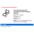 thumbnail image 2 of Front ABS Speed Sensor Kit - Compatible with 2004 Oldsmobile Silhouette, 2 of 2