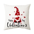 thumbnail image 2 of Puntoco Valentine'S Day Pillowcovers 18X18 Inch Peach-Skin-Like Cloth Pillowcase Valentine'S Day Decor for Sofa Couch, 2 of 5