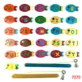 thumbnail image 3 of Molde de epoxi de pez del alfabeto hecho en casa DIY molde de silicona de pesca interactivo entre padres e hijos Wmkox2851yii  hfskjfh2844, 3 of 7