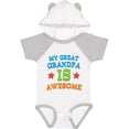thumbnail image 3 of Inktastic My Great Grandpa is Awesome Grandkid Boys or Girls Baby Bodysuit, 3 of 5