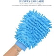 thumbnail image 4 of 6 pcs Microfiber Car Wash Mitts, Double Sided Chenille Mitts for Car Cleaning (Small), 4 of 5