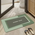 thumbnail image 3 of Aiteng Diatomaceous Bath Rug, Super Absorbent Non Slip Bathroom Floor Mats, Washable Bathtub Room Shower Rug, Green, 3 of 5