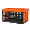 thumbnail image 1 of KFFKFF Durable Foldable Storage Bins, Trio Set of 45L, Handle-Equipped Stacking Storage Crates, Spacious Containers for Apparel, Playthings, Literature, Treats, Footwear, and Foodstuff Arrangement, 1 of 9