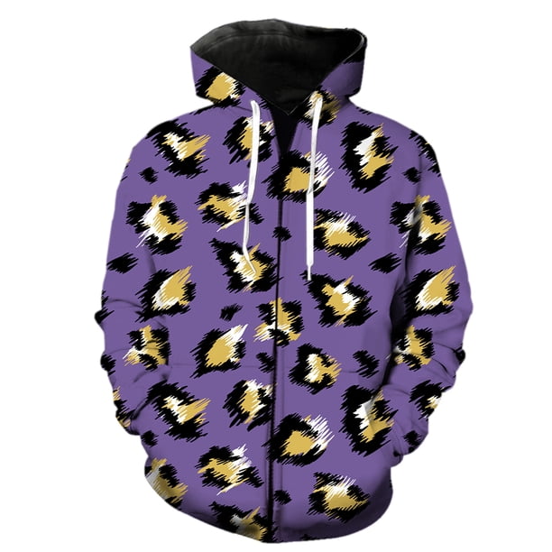 Sudadera con capucha y cremallera para hombre, con textura de piel de animal, estilo informal, de manga larga, estilo urbano, de gran tamaño, estilo hip hop, unisex, gran oferta 2024, con estampado 3D