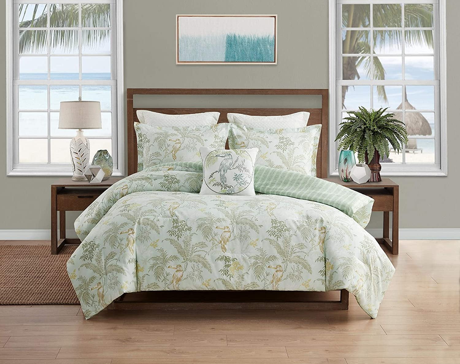 Tommy Bahama Palmiers 4 Piece Comforter, Tommy Bahama Palmiers Duvet Cover Set