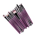 thumbnail image 3 of OULII Makeup Brushes Set 15Pcs Pearlescent Wooden Handle For Women Daily Use, 3 of 8
