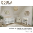 thumbnail image 3 of Dream On Me Doula Changing Table in White with Natutal, JPMA certified, with two spacious storage shelves, 3 of 9