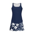 thumbnail image 5 of FDGIU ‌Women's Tummy Control Tankini Bathing Suit Two Piece Ruched Swimwear Floral Print Swimdress with Skirt Modest Coverage for Summer Beach Pool, 5 of 5