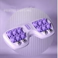 thumbnail image 6 of Portable Double Foot Massage Roller, Three Massage Techniques for Relieve Pain from Plantar Fasciitis, Tight Muscles & Sore Feet and Improved Circulation, Portable Reflexology Tool (10.6×5.5×1.5 in), 6 of 7