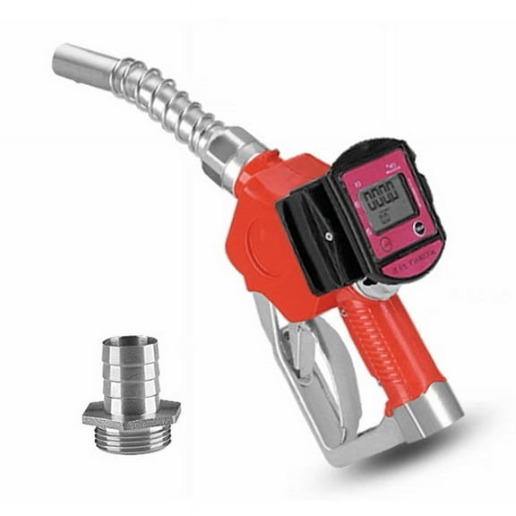 K28 Digital Flow Meter Fueling Nozzle Diesel Kerosene Gasoline Fuel Gun Oil Fill Nozzle Aluminum Refuel Injection Tools New ,Security