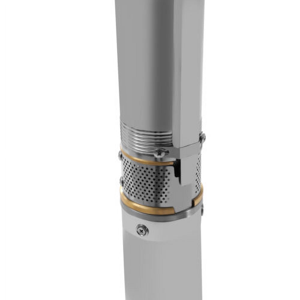 Deep Well Pump Submersible Pump 0.5HP 16GPM 3" Stainless Steel Water Pump 110V
