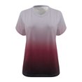 thumbnail image 4 of Womens T Shirts Plus Size Short Sleeve Oversized V Neck Short Sleeved Solid Color Summer Base Shirt Sports T Shirt, 4 of 4
