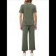 thumbnail image 2 of Conjunto Deportivo de Dos Piezas para Mujer, Informal, de Corta y Pantalón . Gris-Verde L, 2 of 5