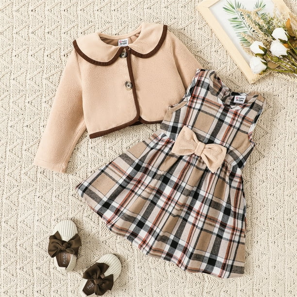 Baby dress with cardigan online