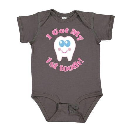 

Inktastic I Got My 1st Tooth Gift Baby Girl Bodysuit