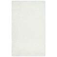 thumbnail image 2 of SAFAVIEH Express Juan Solid Plush Polyester Shag Area Rug, Ivory, 4' x 6', 2 of 4