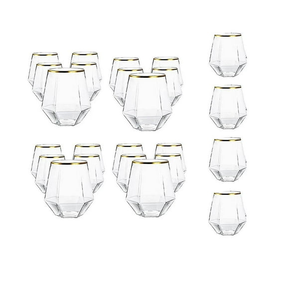 Stemless Plastic Champagne Glasses Whiskey Glasses Glasses Wine Cups Disposable Wine Glasses For Pa