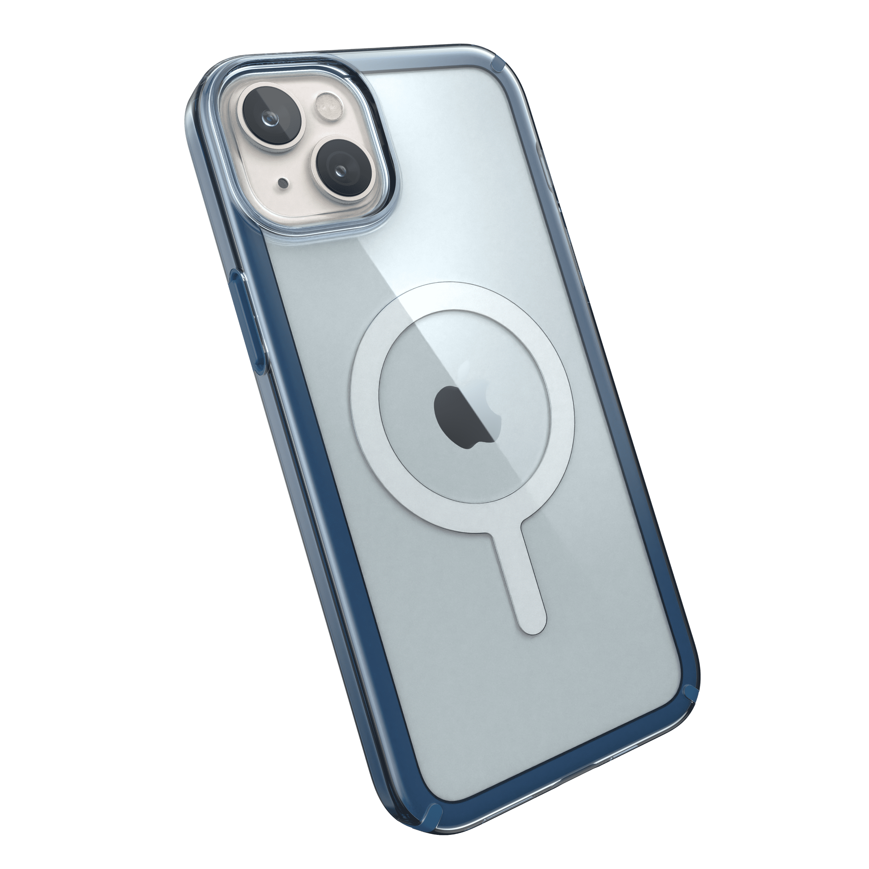 Speck iPhone 14 Plus GemShell with MagSafe Case in Glass Navy and Winter Navy